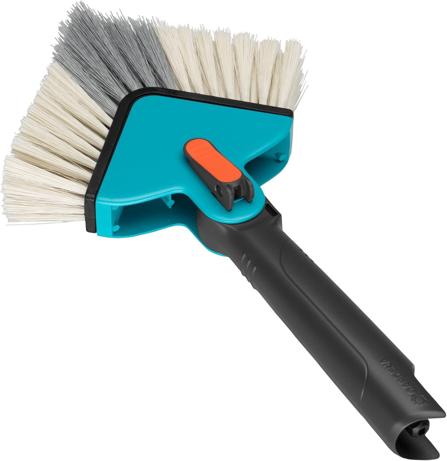 GARDENA CombiSystem Angle Broom: Comfortable Eckbesen for Removing e.g. Cobwebs in Corners, Variable Working Angle (3634-20)