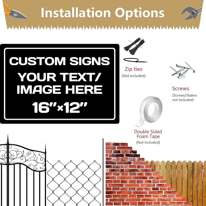 Personalized Aluminum Weatherproof Metal Signs - Image 4