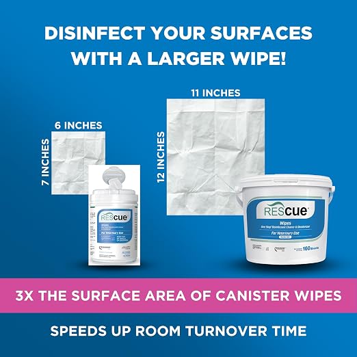 REScue One-Step Disinfectant Cleaner & Deodorizer Wipes - Image 6
