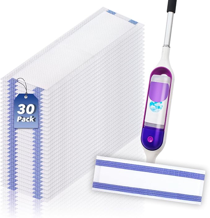 30 Pack Disposable Power Mop Refills Compatible by Ashsajkd