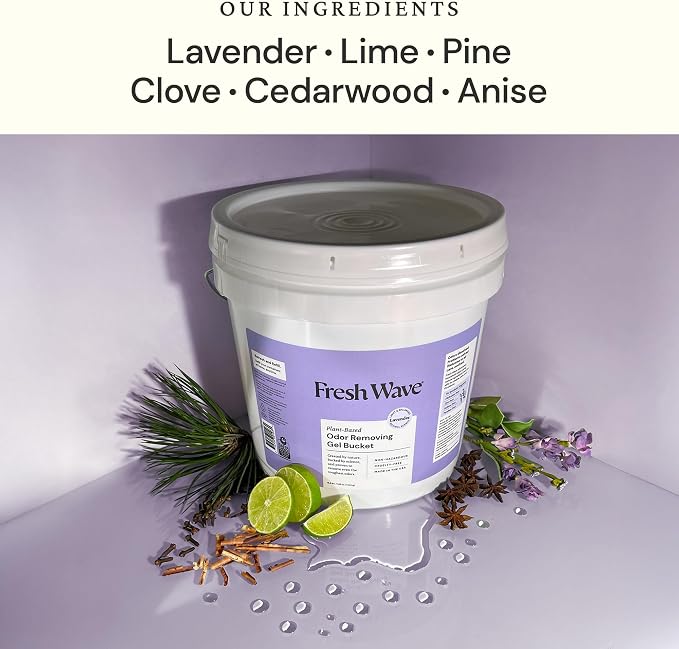 Fresh Wave Odor Removing Gel Bucket, 15.5 lb. | Lavender Scent Refill | Odor - Image 2