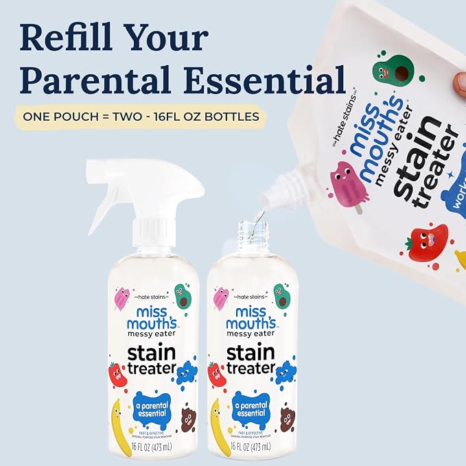 Miss Mouth's Messy Eater Stain Treater - 32oz Refill - Newborn & Baby - Image 3