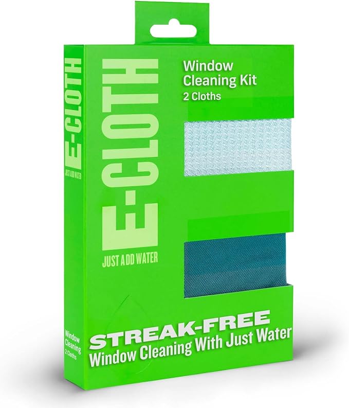 E-Cloth Microfiber Cleaning Cloth Glass Kit by E-Cloth