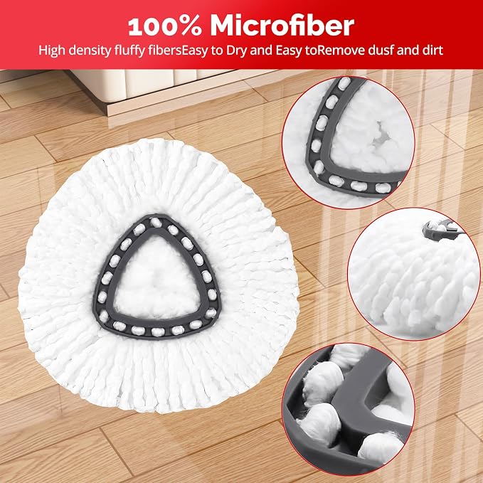 Spin Mop Head, Handle Replacement - Image 4