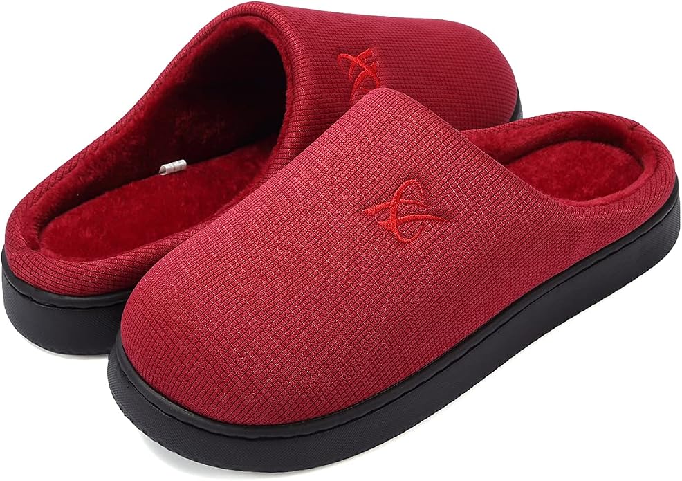 Memory Foam Slippers for Women's and Men's Casual House Shoes by landeer