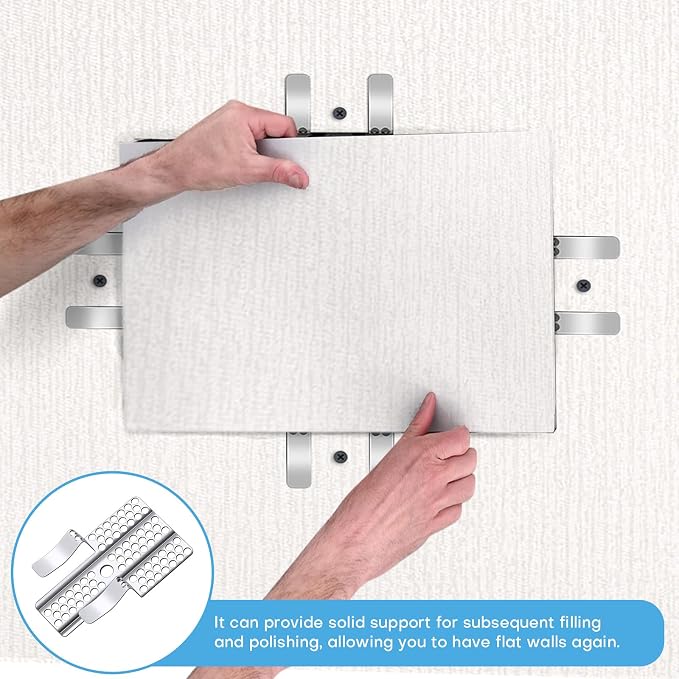 Drywall Repair Clips, 8 Pack Stainless Steel Wall Patch Kit - Image 6