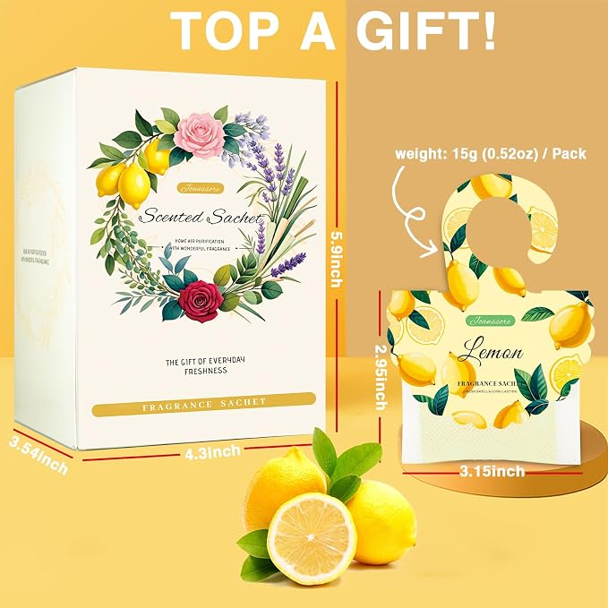 15 Packs Lemon Scented Sachets Bag - Image 7