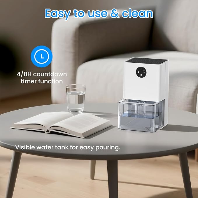 Dehumidifier, 50 OZ Small Dehumidifiers - Image 7