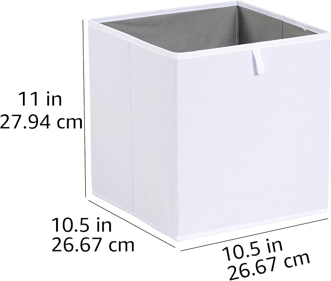 Amazon Basics Cube Organizer Bins, Collapsible Storage Baskets - Image 5