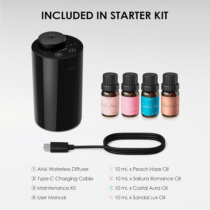 Airversa Waterless Essential Oil Diffuser Starter Kit - Image 5