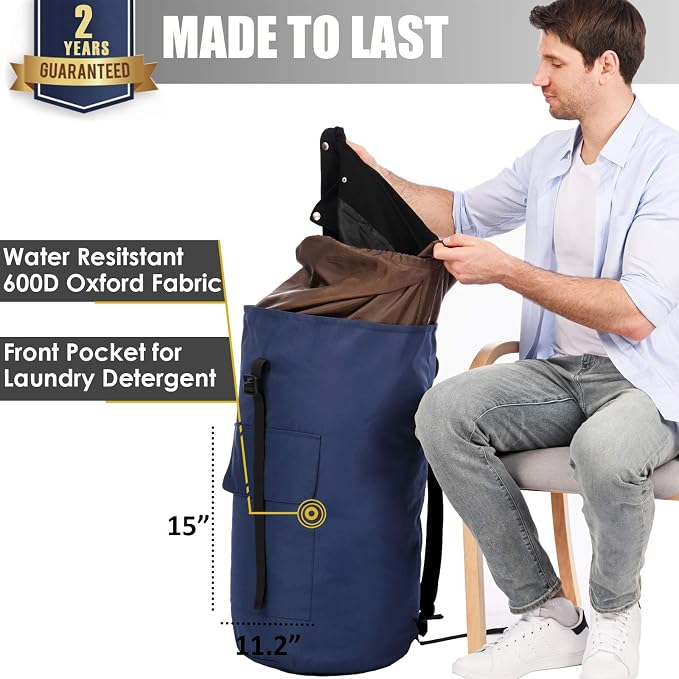 Laundry Bag Backpack Extra Large, 115L Laundry Backpack - Image 5