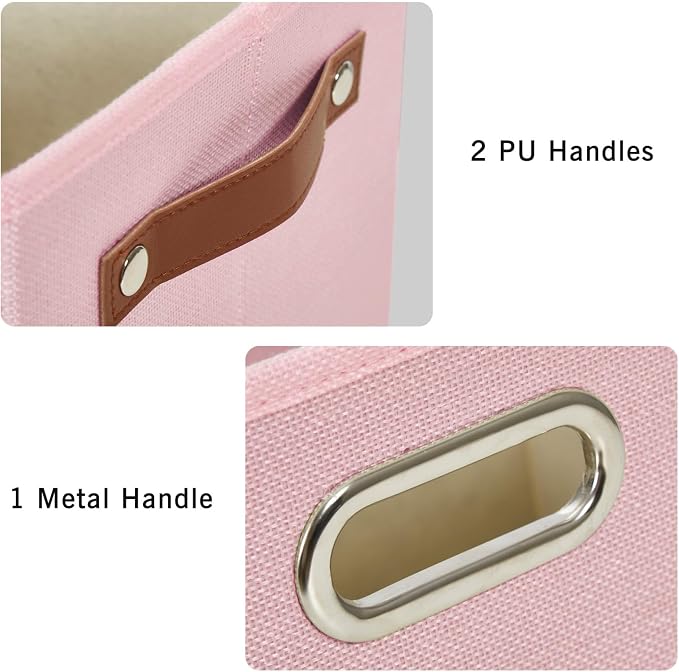 3-Pack Foldable Fabric Storage Bins - Image 4
