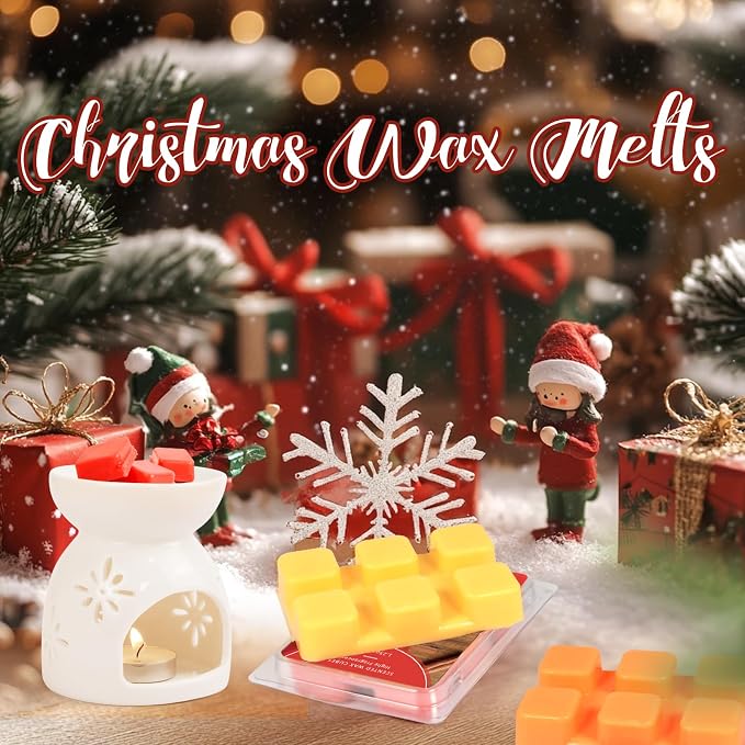 SCENTORINI Christmas Wax Melts, Wax Cubes Strong Scent 12 Pack, Scented Wax - Image 7