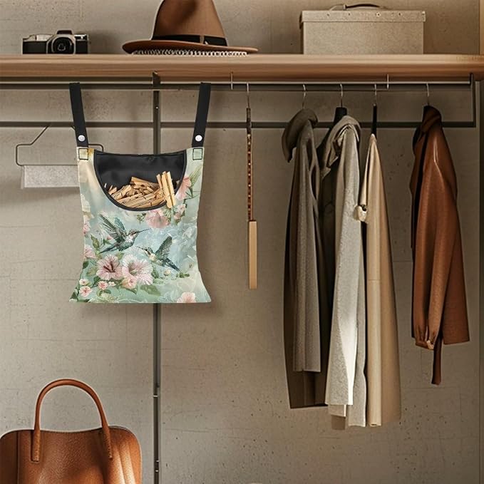 2 Pcs Hummingbird Clothespin Bag - Image 5
