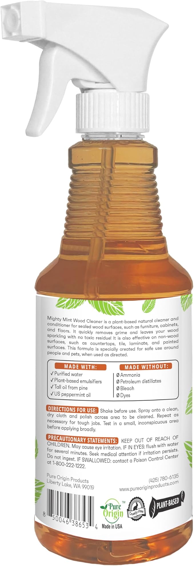 Mighty Mint Wood Cleaner and Conditioner, Spray Cleans and Renews Wood - Image 8