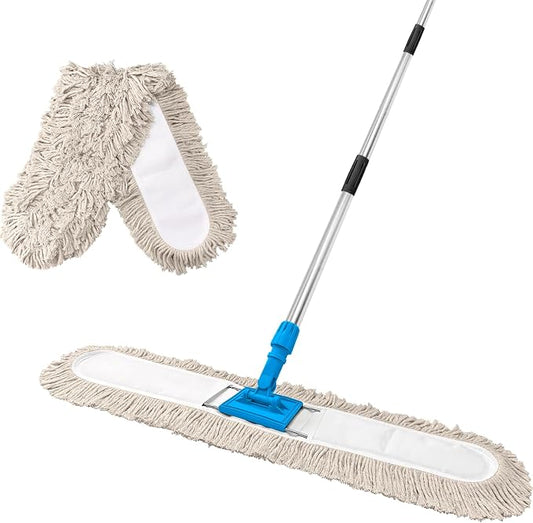 36” Commercial Dust Mop for Floor Cleaning, Industrial Dry Mop by ARTIPOLY