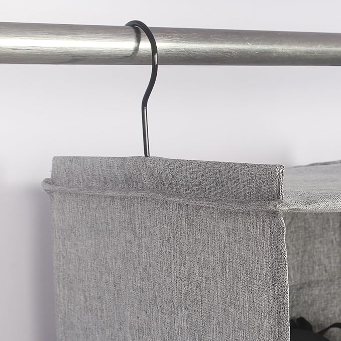 Hanging Closet Organizer, Easy Mount Collapsible 3-Shelf Camper Closet Wardrobe - Image 6
