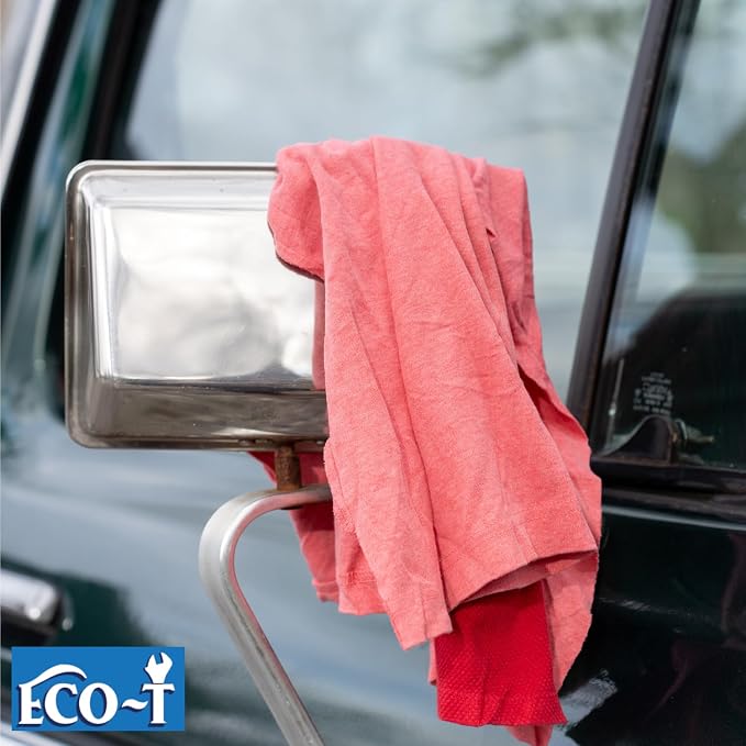 6 x 4 Lb Bags Eco-T Mechanic Shop Rags - Image 5