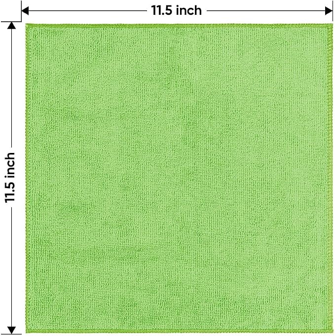 HOMEXCEL Microfiber Cleaning Cloth 20 Pack 11.5 x 11.5 Inch Microfiber Towels - Image 7