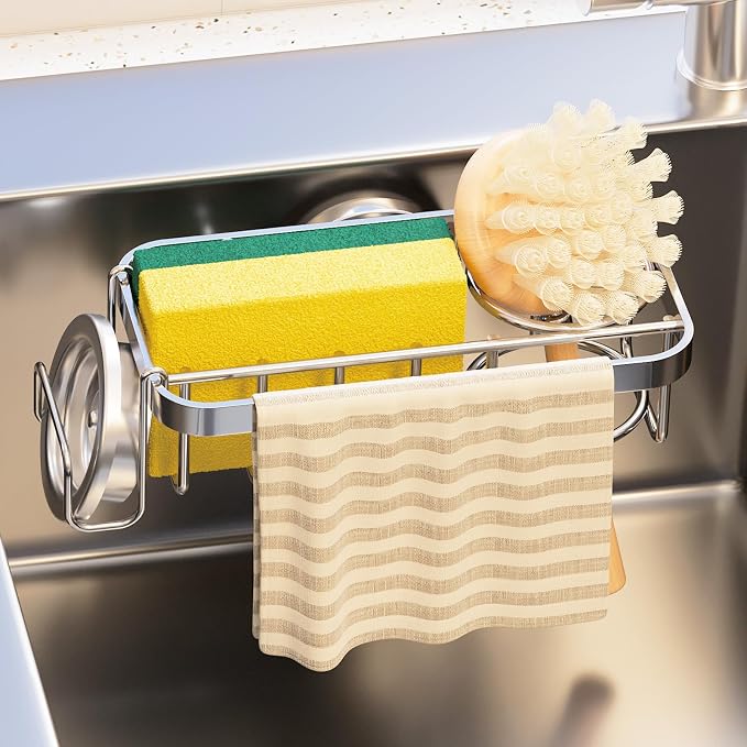 TAILI 4-in-1 Sponge Holder for Kitchen Sink by TAILI
