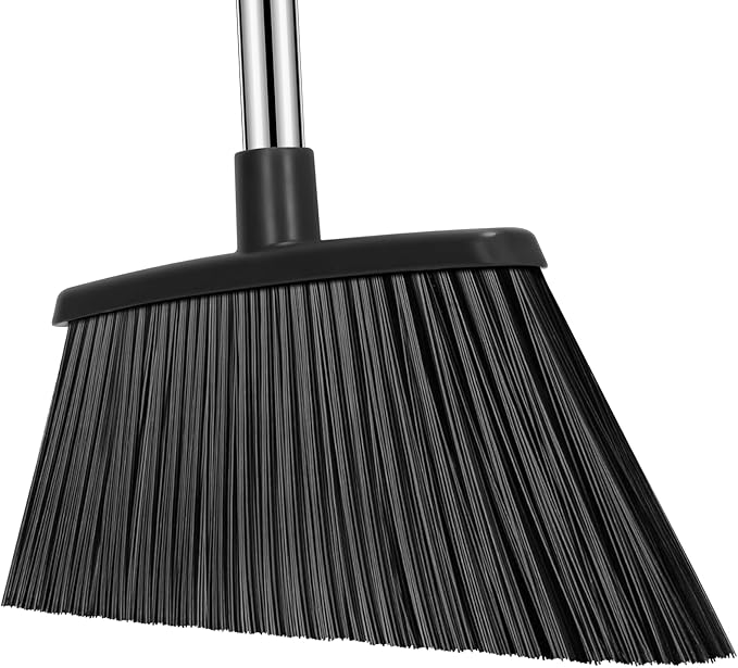Heavy Duty Broom, 55 Inch Long Handle Outdoor Large Angle Brooms, Commercial by NACENA