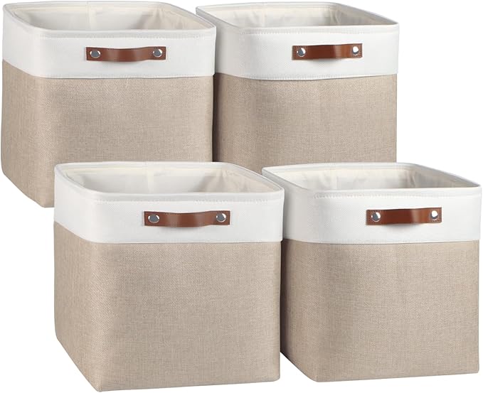 Univivi 4 PC 13 Inch Cube Storage Baskets by Univivi