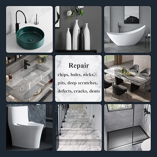 Tub, Tile and Shower Repair Kit, Hupeyna Porcelain Repair Kit, Bathtub Repair - Image 5