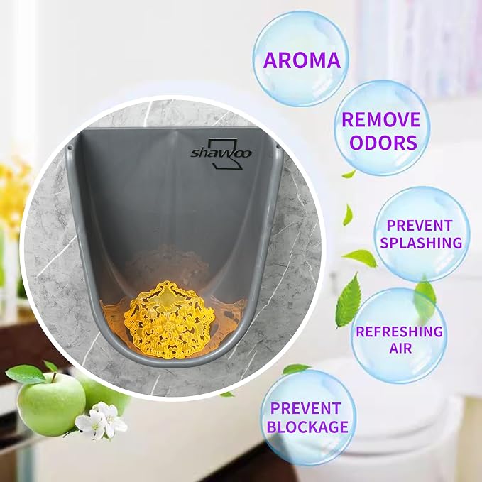 Urinal Screen Deodorizer Urinal Cakes Anti-Splash Odor Protection - Image 2