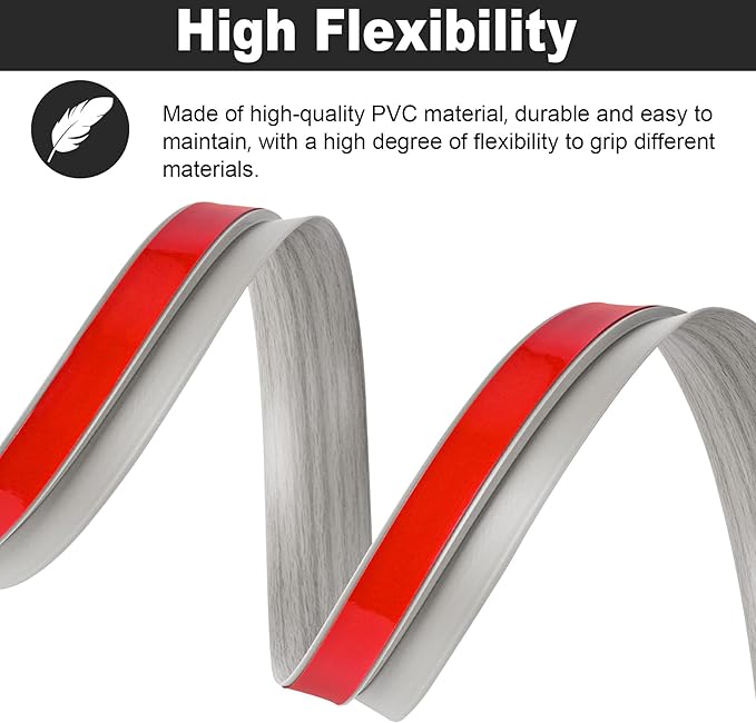 20Ft Carpet Floor Transition Strip, Self Adhesive Floor Edging Trim Strip - Image 5