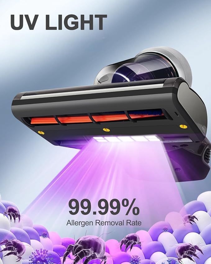 Jimmy Mattress Vacuum Cleaner, Anti-allergen Bed Vacuum Cleaner - Image 2