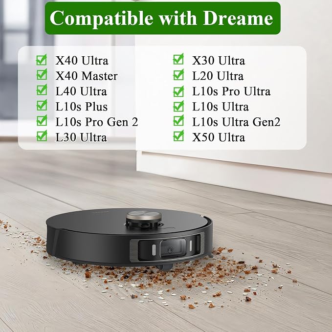 10 Pack Mop Pads for Dreame X40 Ultra/X40 Master/L40 Ultra/L10s Plus/L10s Pro - Image 2