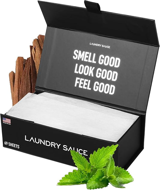 Laundry Sauce - Laundry Dryer Sheets, Luxury Fragrance, Contains Essential Oils by LAUNDRYSAUCE