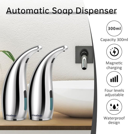 Adjustable Automatic Soap Dispenser Touchless, 4 Adjustable Levels Touchless - Image 2