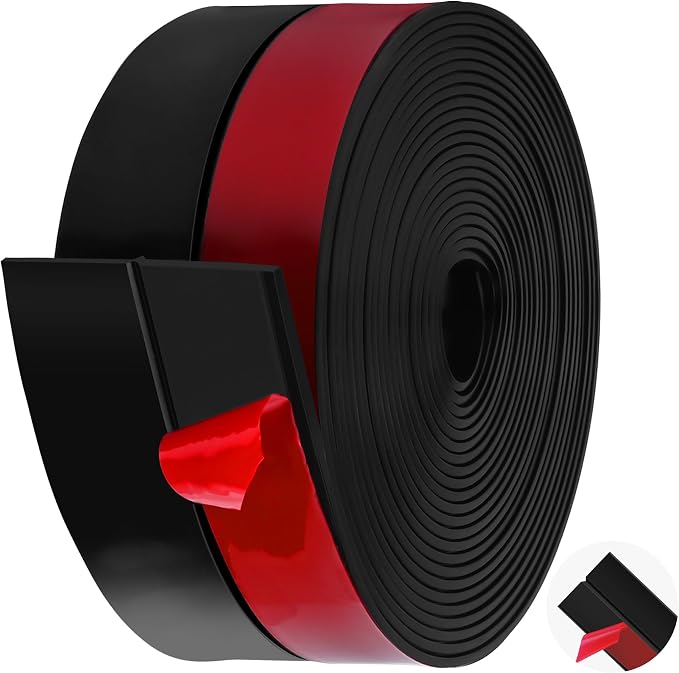 MYFAMIREA Door Weather Stripping 3IN x 20FT Door Draft Stopper Seal Tape by MYFAMIREA