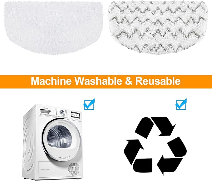 12 Pack Steam Mop Replacement Pads Compatible - Image 7