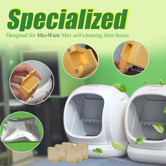 Odor Remover Compatible with MeoWant Self-Cleaning Cat Litter Box, Cat Toilet - Image 2