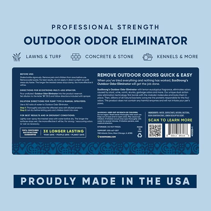 Eco Strong Outdoor Odor Eliminator | Outside Dog Urine Enzyme Cleaner – - Image 9