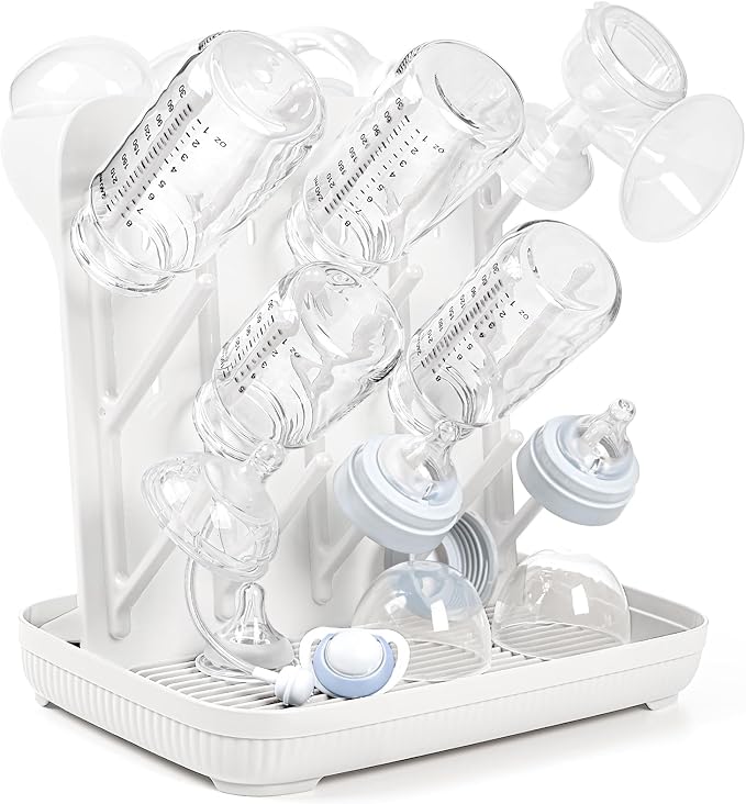 Termichy Baby Bottle Drying Rack: Large Vertical Bottle Dryer Rack Holder by Termichy