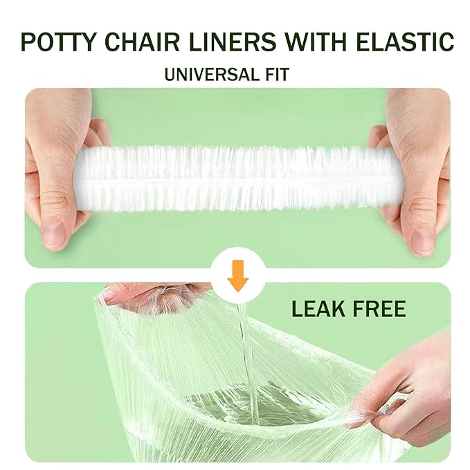 Potty Chair Liners with Elastic, Portable Potty Training Bags, Potty Refill - Image 7