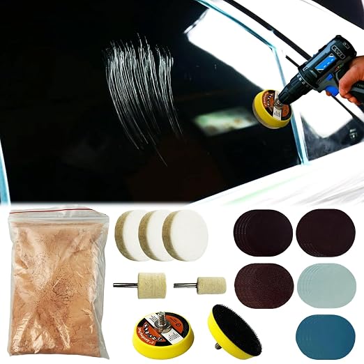 34Pcs Glass Polishing Kit, - Image 7