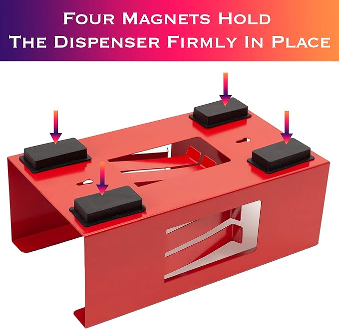 EHOMEA2Z Magnetic Glove Holder, Glove Box Holder, Glove Dispenser, Durable - Image 3