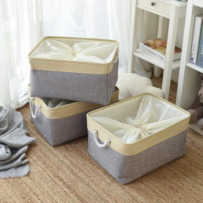 TheWarmHome Storage Baskets for Organizing, Extra Large-3Pack, 17.7L×13.8W×9.8H - Image 9