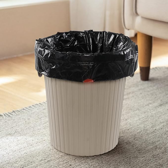 1.5 Gallon Drawstring Trash Bags, Small Black Garbage Bags, 208 Bags - Image 4