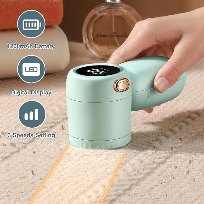 Rechargeable Fabric Shaver, Electric Lint Remover - Image 2