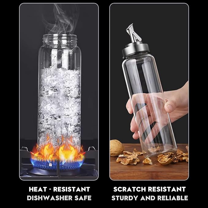 Glass Olive Oil Dispenser Bottle - Image 3