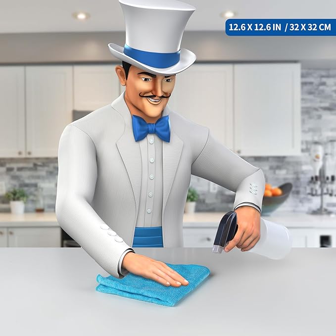 MR.SIGA Microfiber Cleaning Cloth, Size:12.6" x 12.6" - Image 2