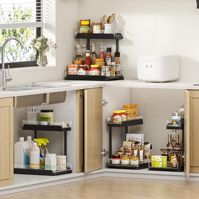 heart & home 2-Pack Under Sink Storage Organizer - Image 3