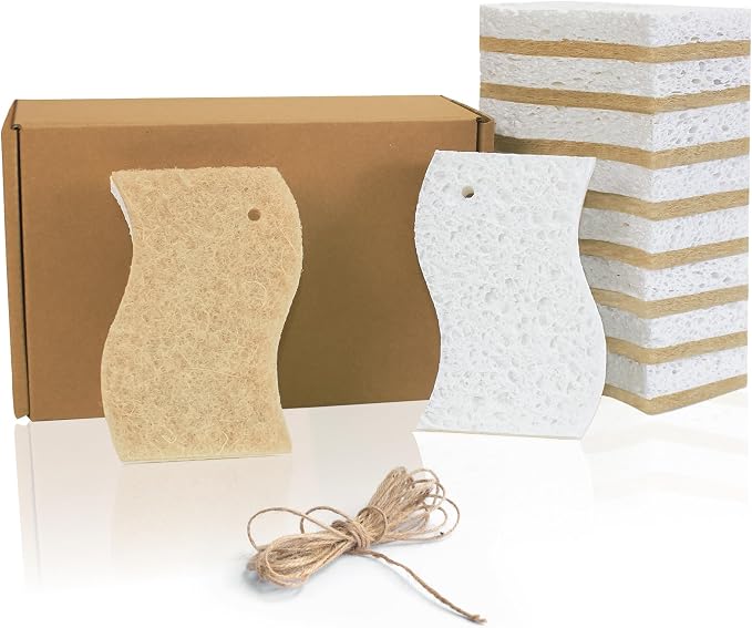 Eco Friendly Cellulose Compostable Biodegradable Kitchen Clean Sponges by Unknown