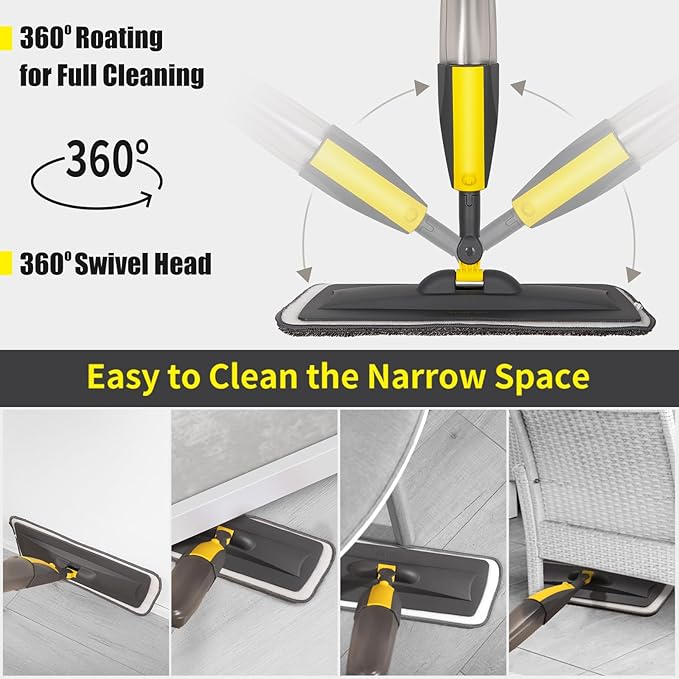 Mops for Floor Cleaning, Spray Mop - Image 3