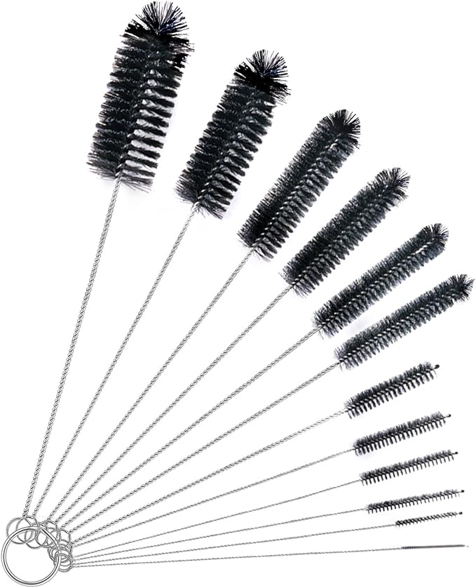 Straw Cleaner Brush Set, 12 Pieces Extra Long Pipe Water Bottle Brushes - Image 8